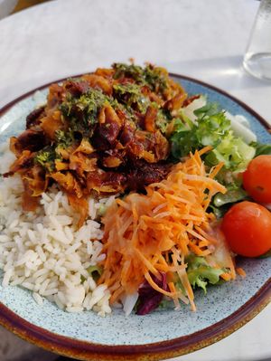 Crispy seitan with piripiri sauce at Petiscaria in Helsinki