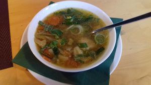 Daily soup
 at Simple Green in Zagreb