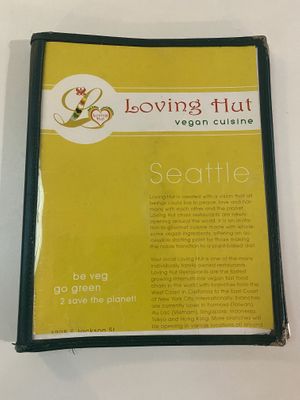 Menu   at Loving Hut in Seattle