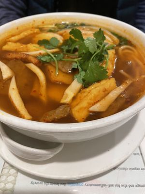 Royal noodles  at Loving Hut in Seattle