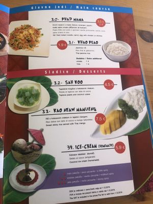 all desserts are vegan at Tajska Restavracija Chada in Koper