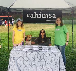 Vahimsa community members at Vahimsa in Shamokin