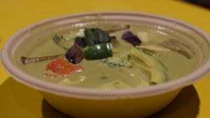 green curry at Kati Vegan Thai in Seattle