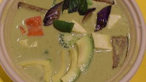 green curry at Kati Vegan Thai in Seattle
