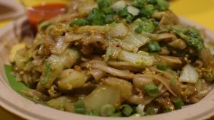 kuay tiew kua gai - must try! at Kati Vegan Thai in Seattle