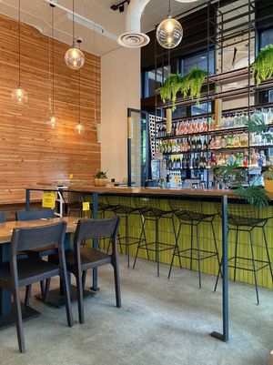 Bar plus dining  at Kati Vegan Thai in Seattle