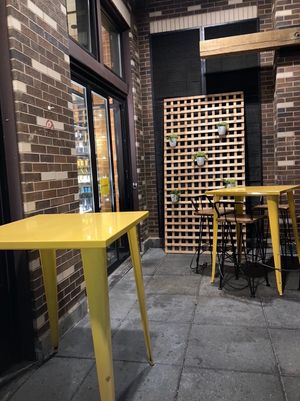 Patio seating  at Kati Vegan Thai in Seattle