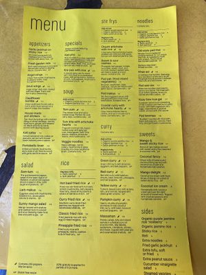 Delicious food  at Kati Vegan Thai in Seattle