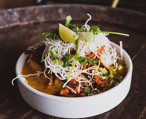 Khan Son with Devil Wings at Kati Vegan Thai in Seattle