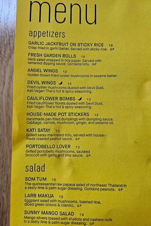  at Kati Vegan Thai in Seattle