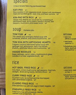  at Kati Vegan Thai in Seattle