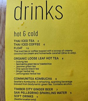  at Kati Vegan Thai in Seattle