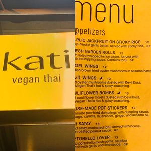 Awesome Thai food in Seattle, Washington   at Kati Vegan Thai in Seattle