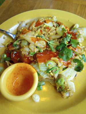 Kuay Tiew Kua Gai at Kati Vegan Thai in Seattle