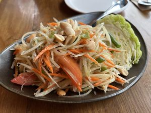 papaya saladd  at Kati Vegan Thai in Seattle