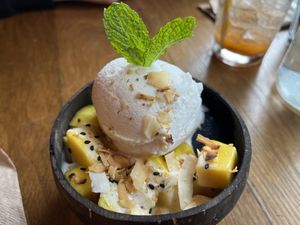 incredible desert!  at Kati Vegan Thai in Seattle