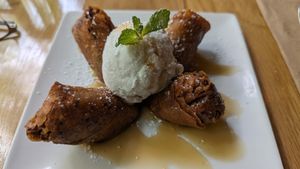 Got this dessert this visit -- pretty good! at Kati Vegan Thai in Seattle