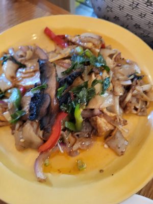 noodles at Kati Vegan Thai in Seattle