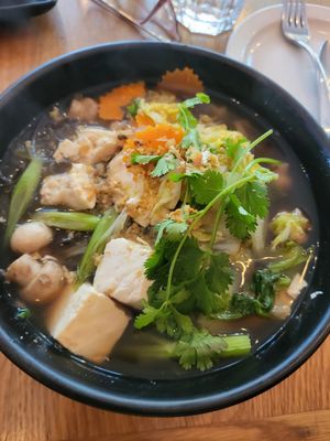 veggie noodles at Kati Vegan Thai in Seattle