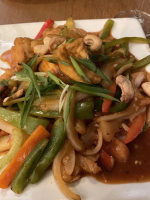 Sweet and sour cashew   at Kati Vegan Thai in Seattle