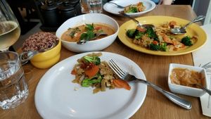 food orgy for 2 at Kati Vegan Thai in Seattle