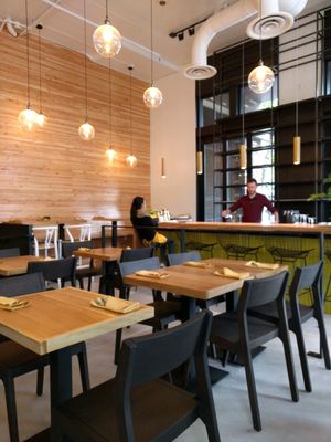 the bar at Kati Vegan Thai in Seattle