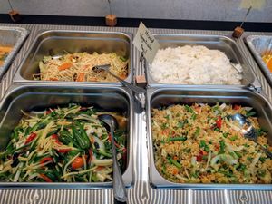 Buffet at Kati Vegan Thai in Seattle