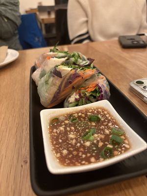 Spring rolls  at Kati Vegan Thai in Seattle