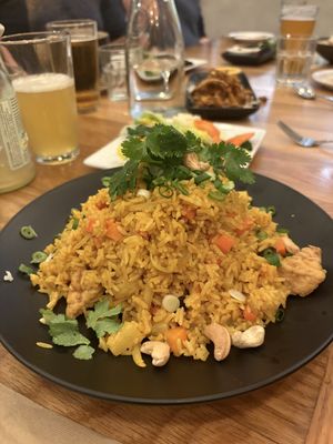 Pineapple rice  at Kati Vegan Thai in Seattle