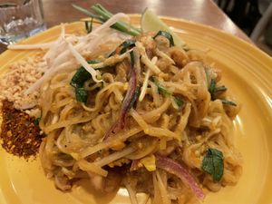 Old Style Pad Thai  at Kati Vegan Thai in Seattle