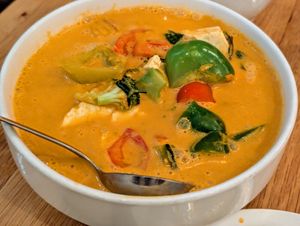Pumpkin curry at Kati Vegan Thai in Seattle