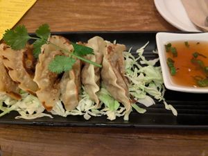 Potstickers at Kati Vegan Thai in Seattle