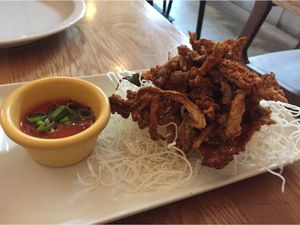Spicy devil wings  at Kati Vegan Thai in Seattle
