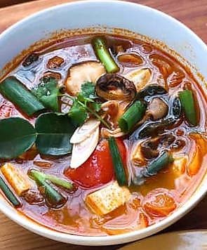 Tom Yum at Kati Vegan Thai in Seattle