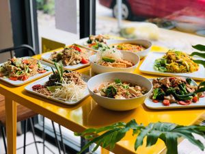 Lunch time. at Kati Vegan Thai in Seattle