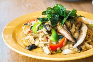 Pad Keemao at Kati Vegan Thai in Seattle