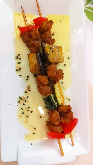 Brochettes at Pistatxo in Murcia