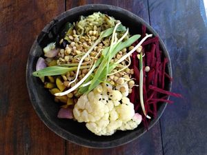 Energy bowl at Con.Siente de LULU La Bruja in Bacalar