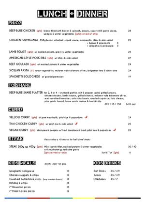 The vegan curry is to die for!  at Deep Blue Cafe in Moana