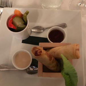 Spring rolls  at Ocean House in Dennis Port