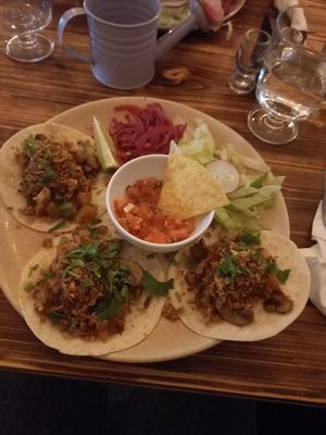 Salsa very watery and only 1 tortilla.. at Guaka in Faro