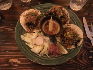 Tacos vegan at Guaka in Faro