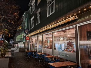 Little cute entrance ;) at Akureyri Backpackers in Akureyri