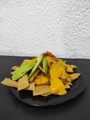 Nachos at Papa Tots in Puerto Escondido