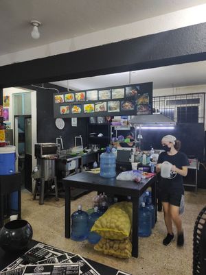 Kitchen at Papa Tots in Puerto Escondido