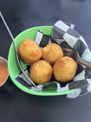 Garlic & Rosemary Tots. Great comfort food.  at Papa Tots in Puerto Escondido