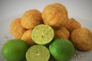 Dill and lime PapaTots at Papa Tots in Puerto Escondido