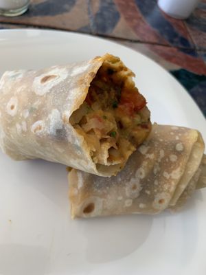 PapaTots Burrito at Papa Tots in Puerto Escondido