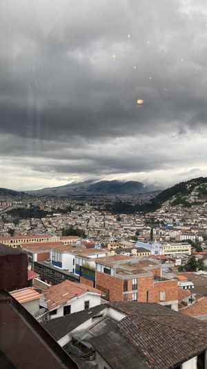 Part of the view   at Cafe Mosaico in Quito