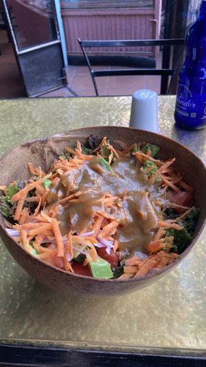 Salad  at Cafe Mosaico in Quito